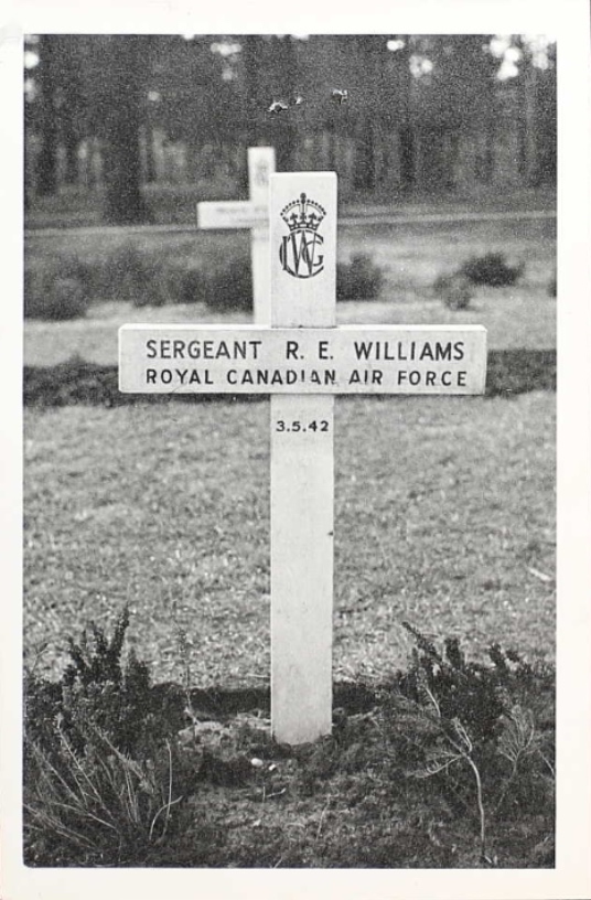 Temporary grave marker