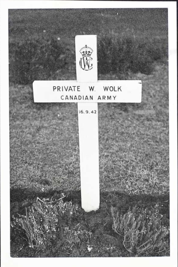 Temporary grave marker