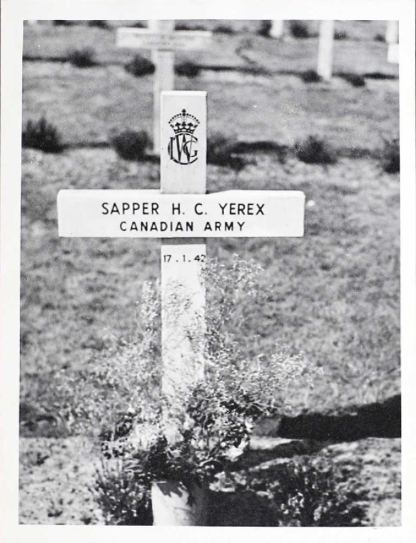 Temporary grave marker