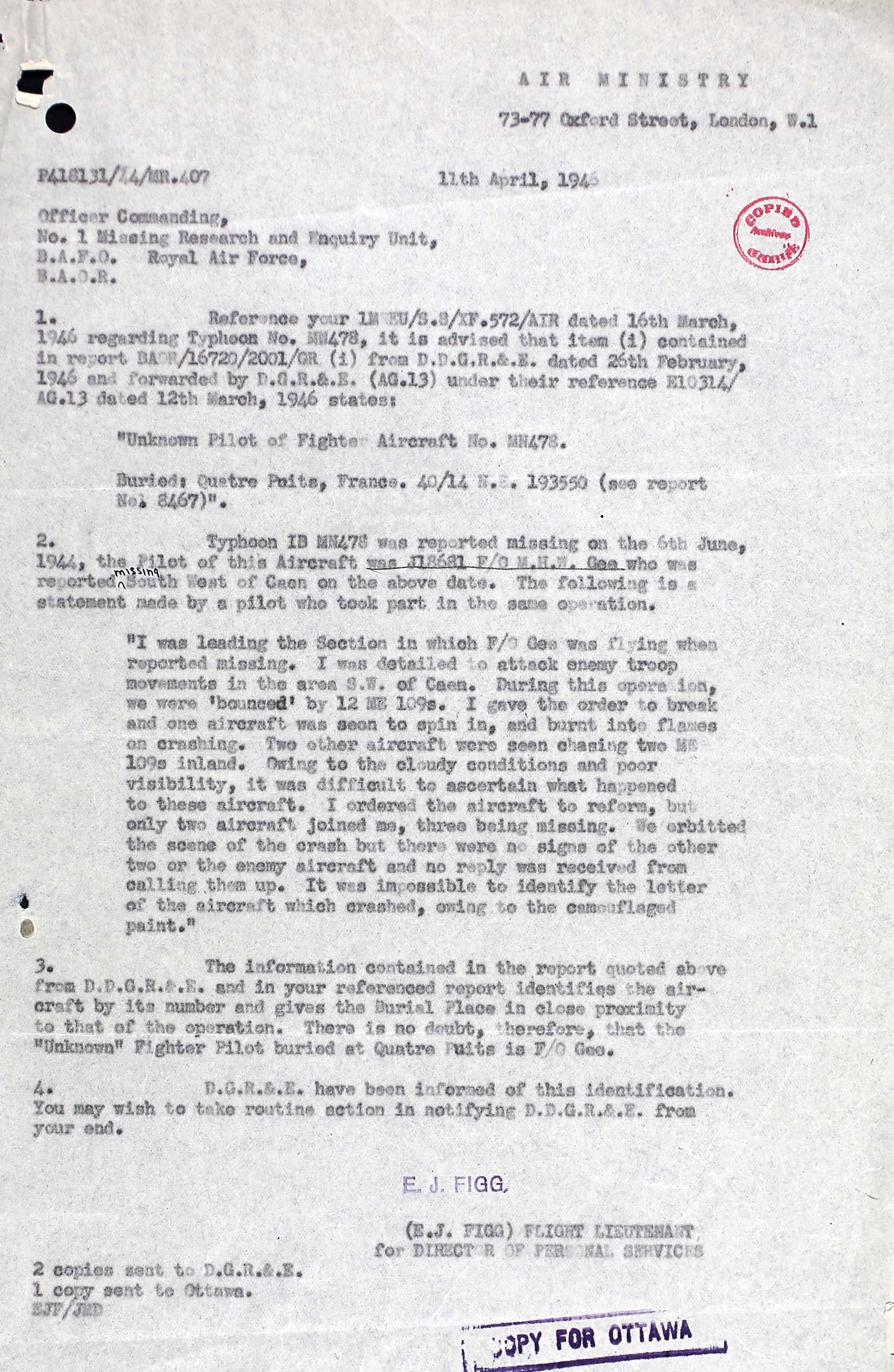 Circumstances of Death