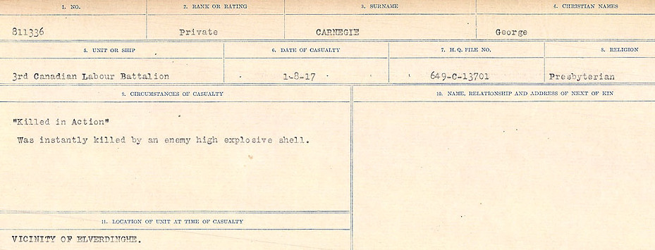 Circumstances of Death Registers