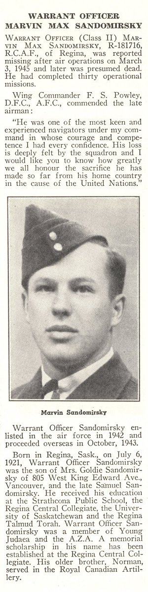 Photo of Marvin Sandomirsky