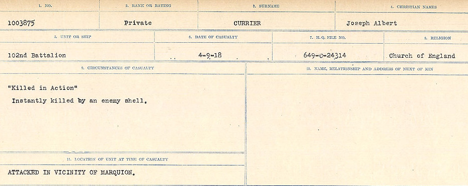 Circumstances of death registers