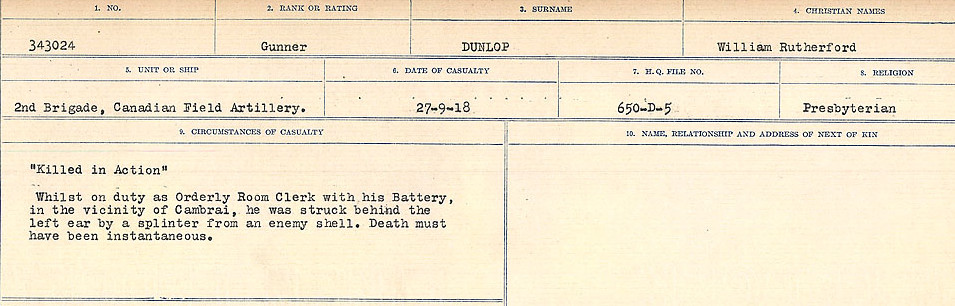 Circumstances of death registers