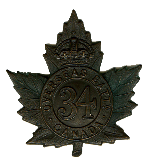 Cap Badge of the 34th