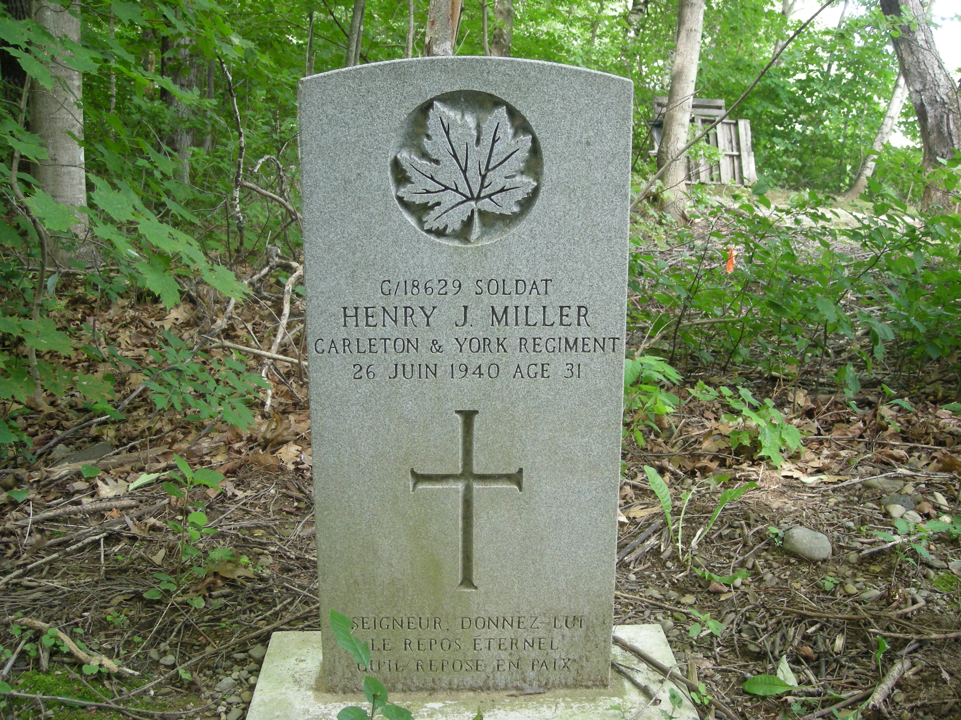 Grave marker