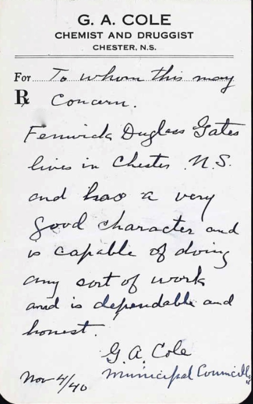 Letter of recommendation