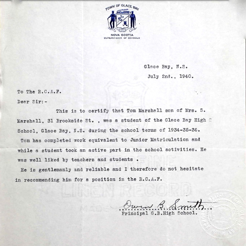 Letter of recommendation