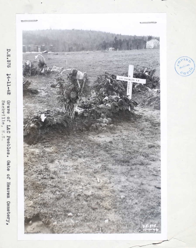 Temporary grave marker