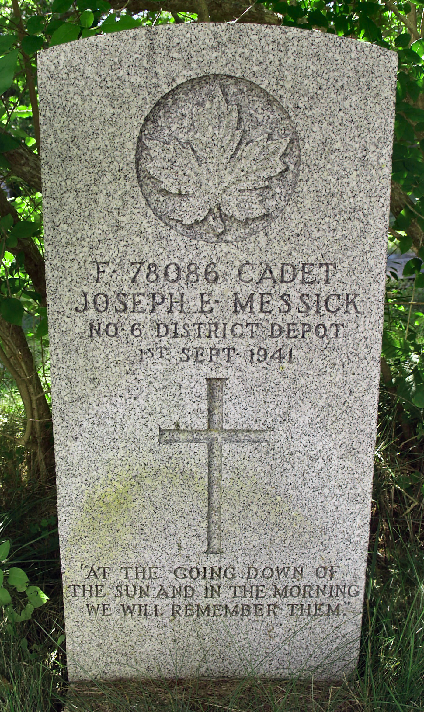 Grave marker