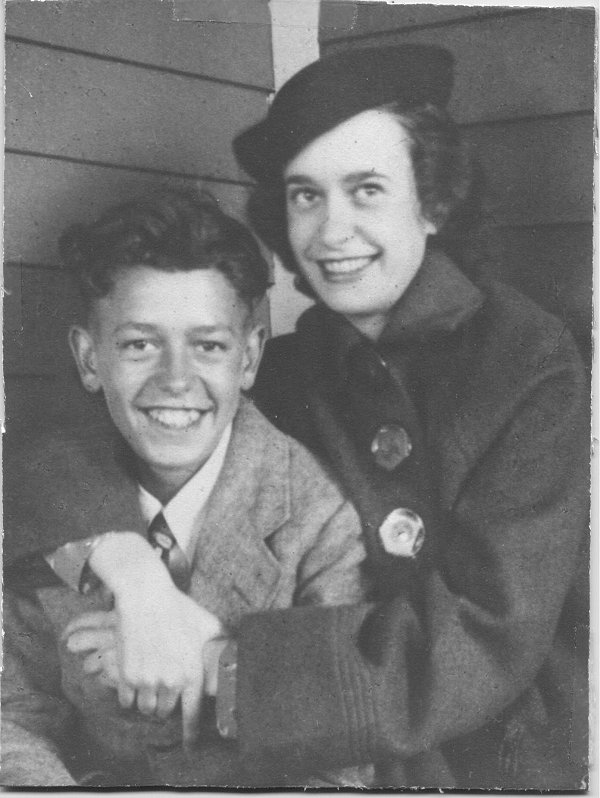 Frank and his sister Nita