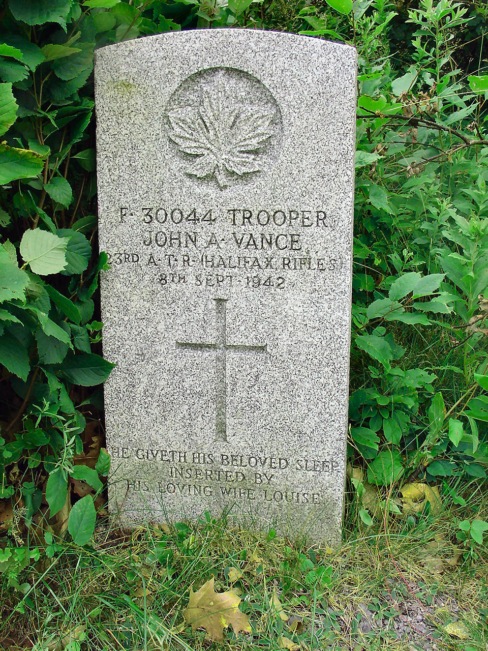 Grave marker