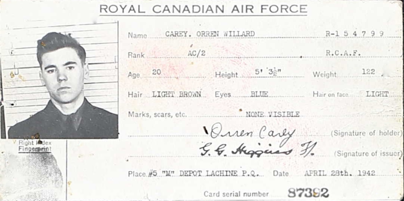 Photo of ORREN WILLARD CAREY