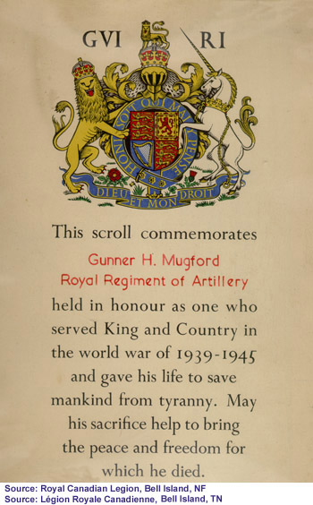 Memorial Scroll