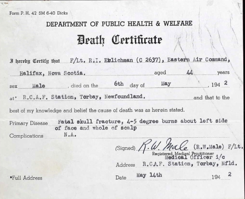 Death Certificate