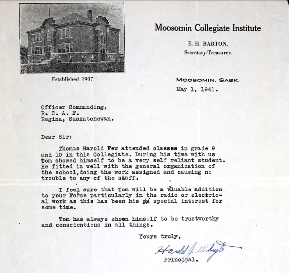 Letter of recommendation