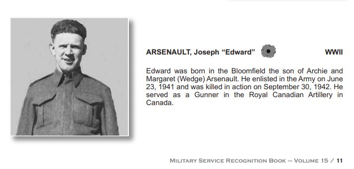 Photo of Edward Joseph Arsenault