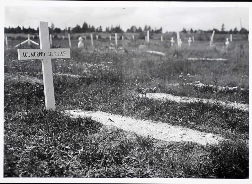 Temporary grave marker