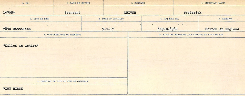 Circumstances of death registers