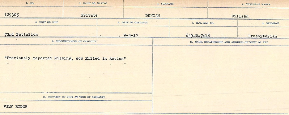 Circumstances of death registers