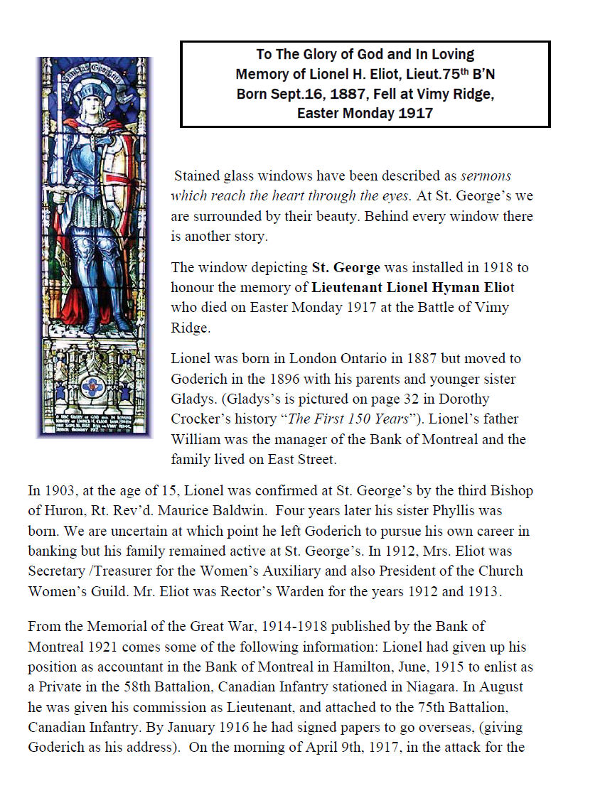 Memorial Stained Glass