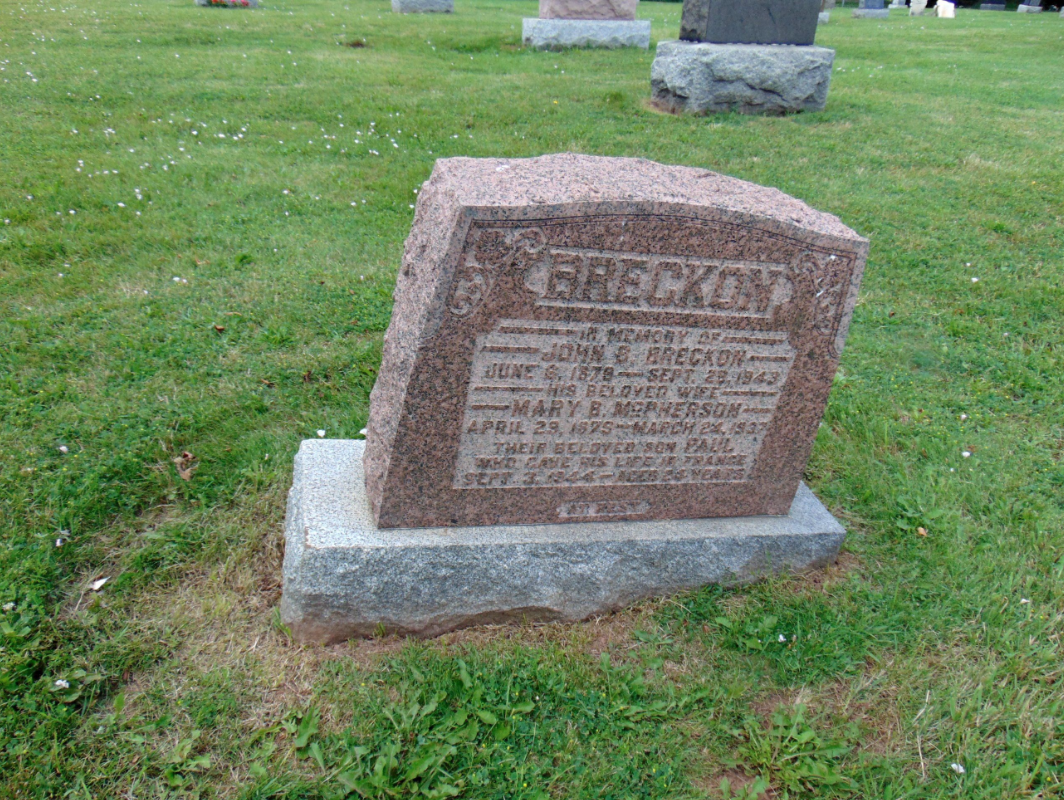 Grave marker