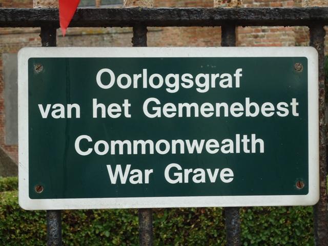 CWGC sign
