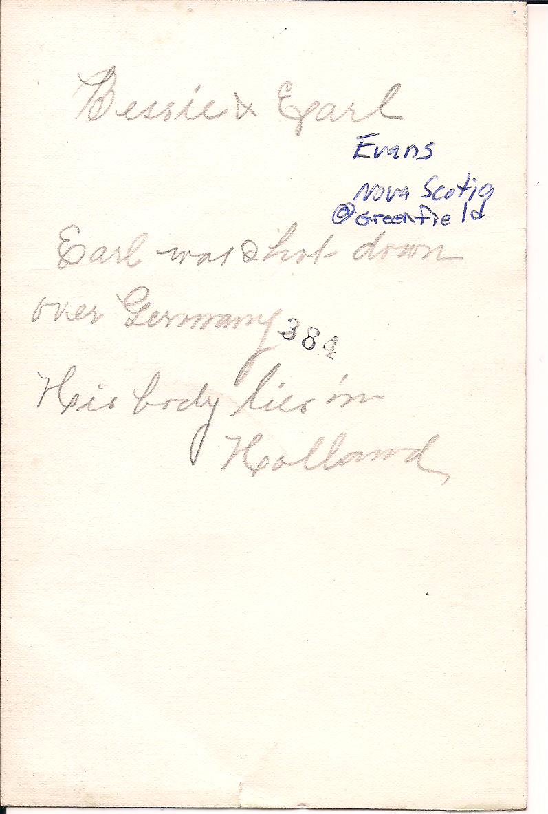 Reverse side of Group Photo