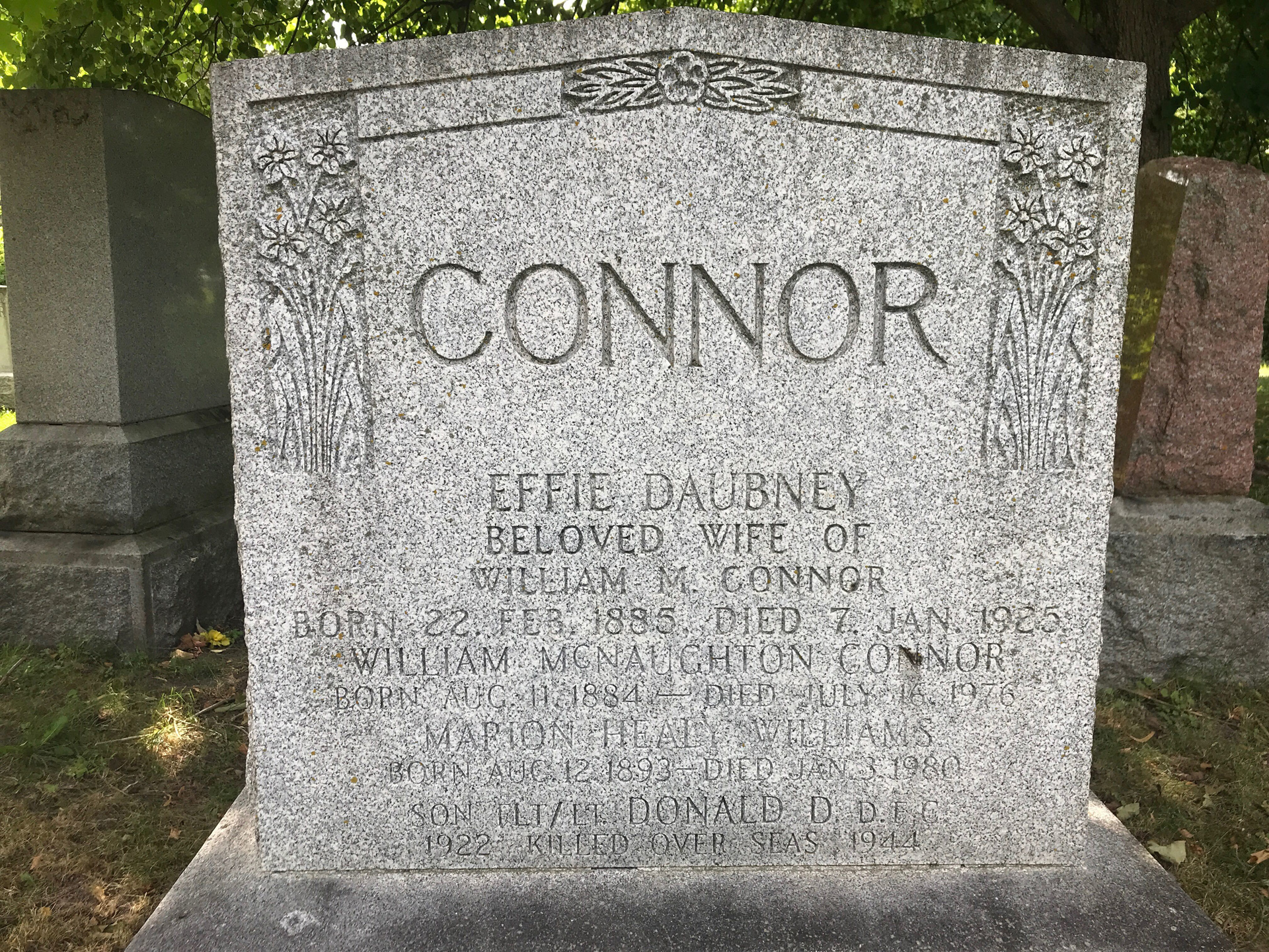 Grave marker