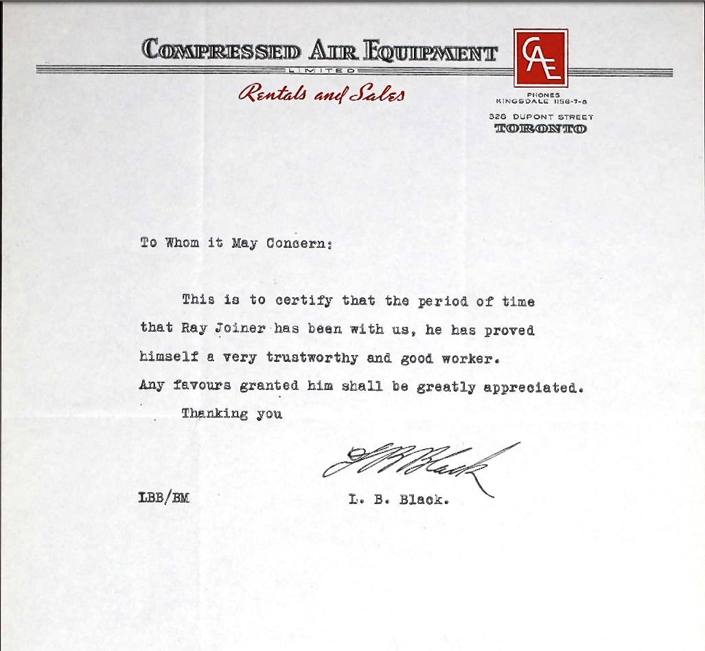 Letter of recommendation