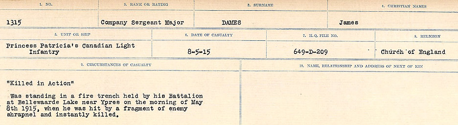 Circumstances of death registers