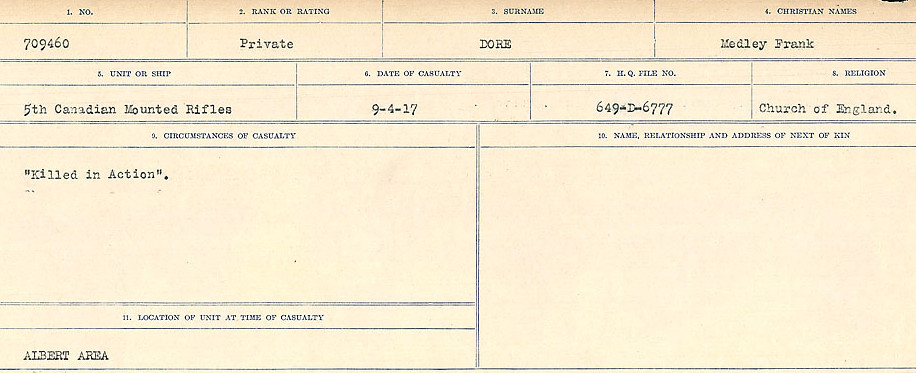 Circumstances of death registers