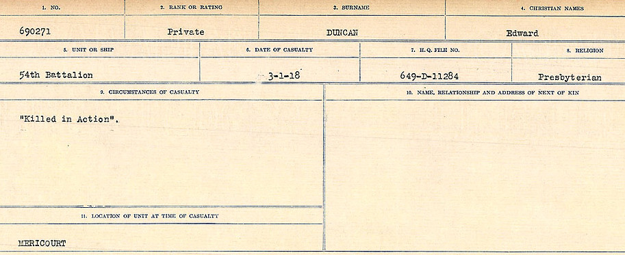 Circumstances of death registers