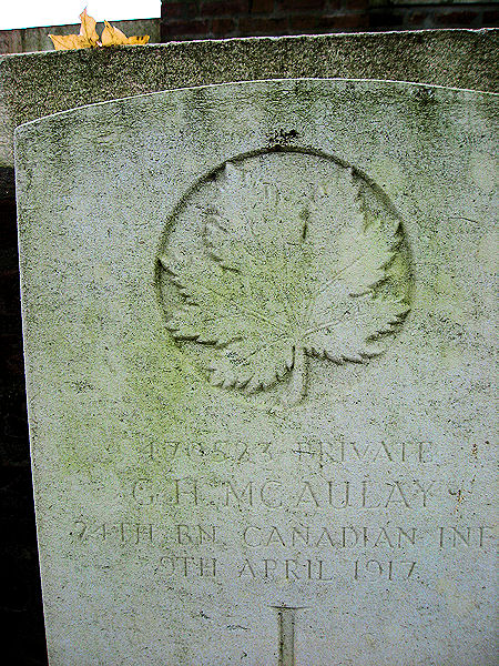 Grave marker