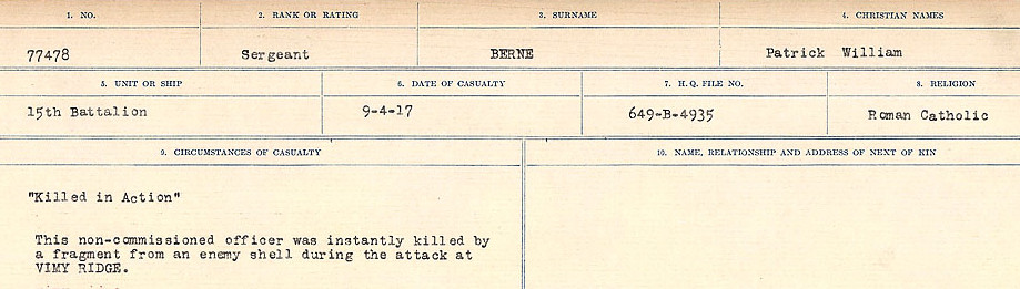Circumstances of Death Registers