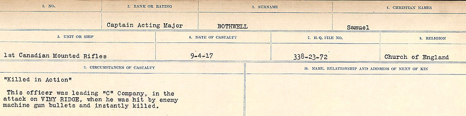 Photo of SAMUEL JAMES BOTHWELL