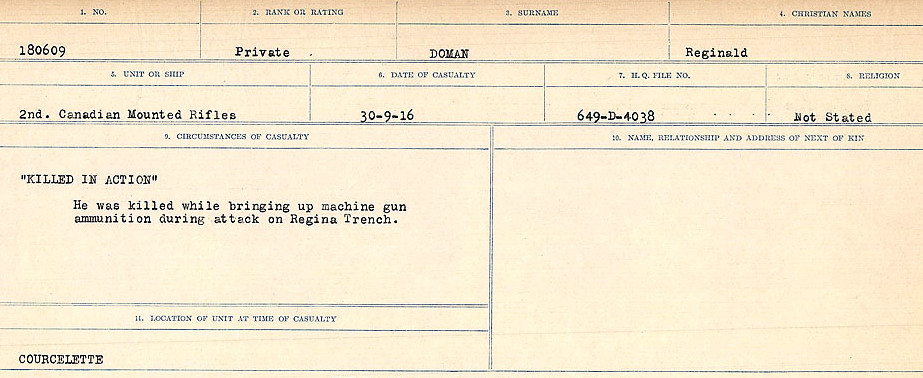 Circumstances of death registers