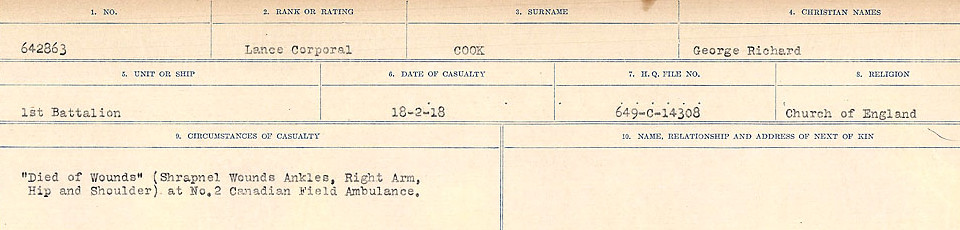 Circumstances of Death Registers
