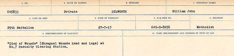 Circumstances of death registers