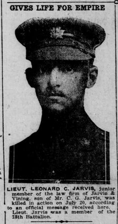 Photo of LEONARD CHARLES JARVIS