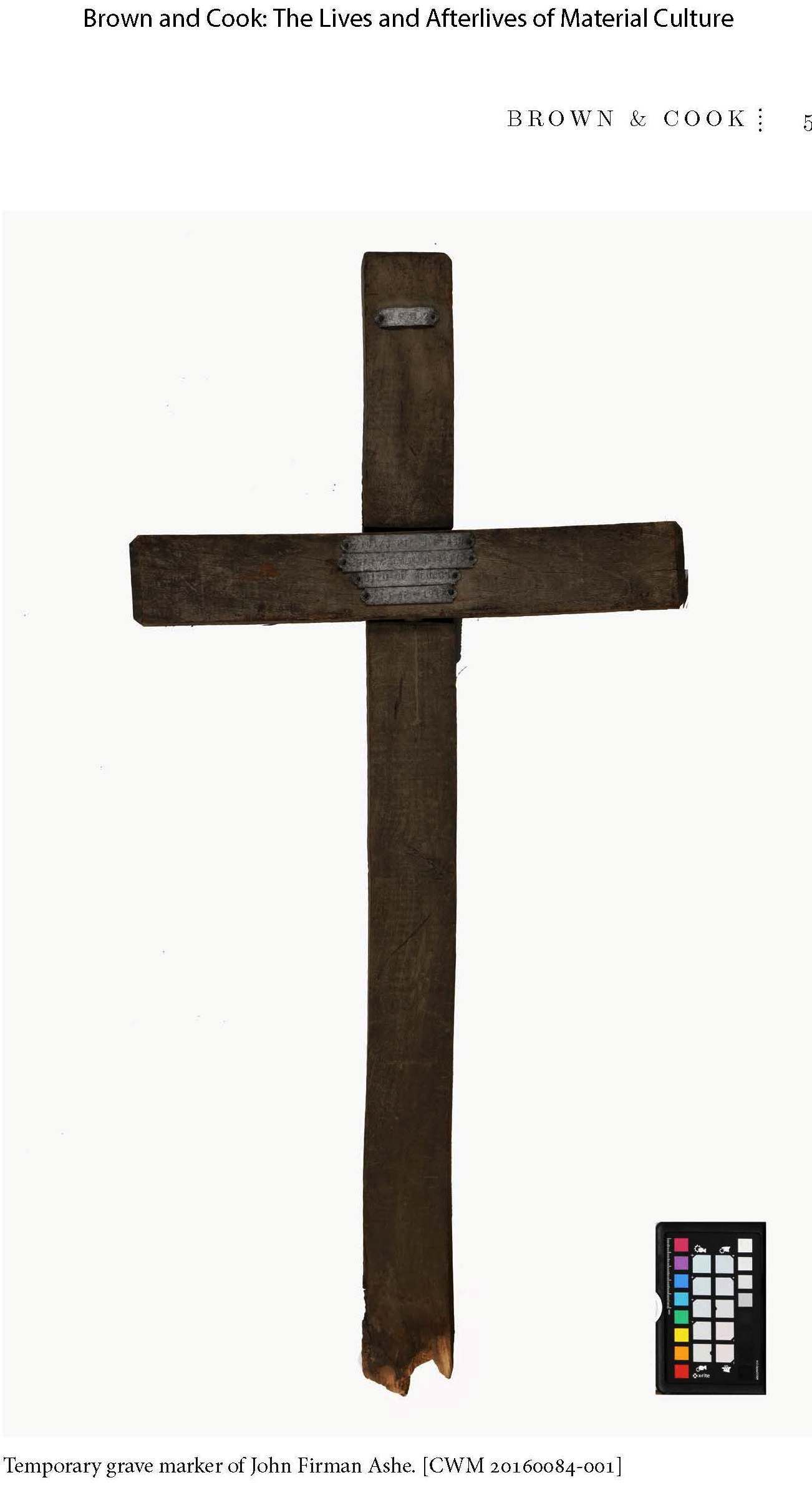 Temporary grave marker