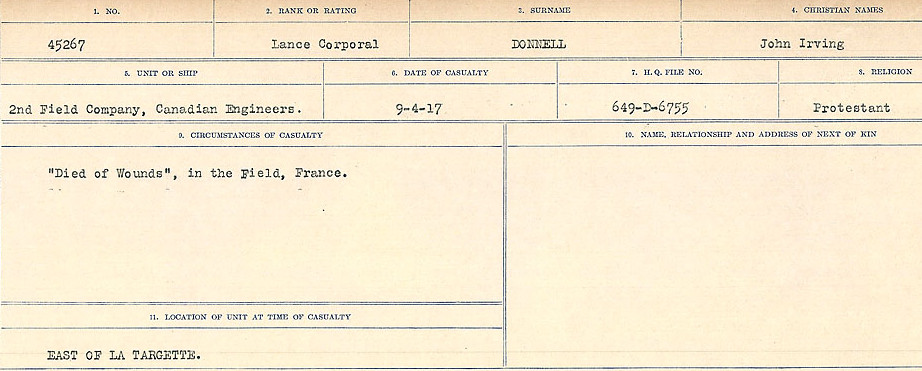 Circumstances of death registers