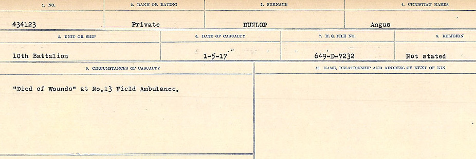 Circumstances of death registers