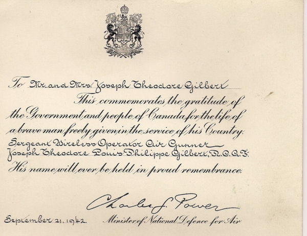 Commemoration Card