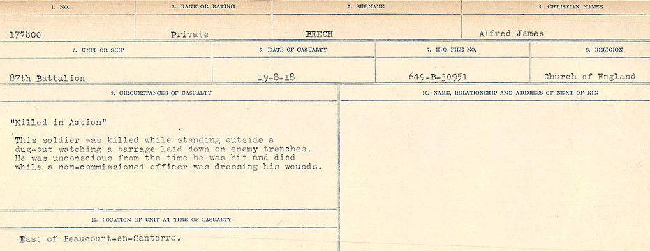 Circumstances of Death Registers