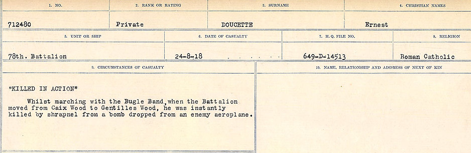 Circumstances of death registers