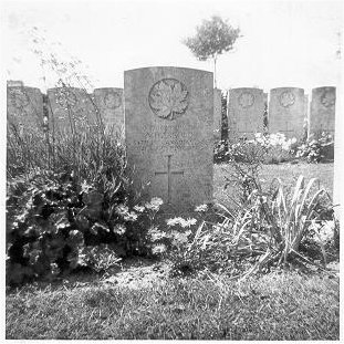 Gravemarker for Private Harrold