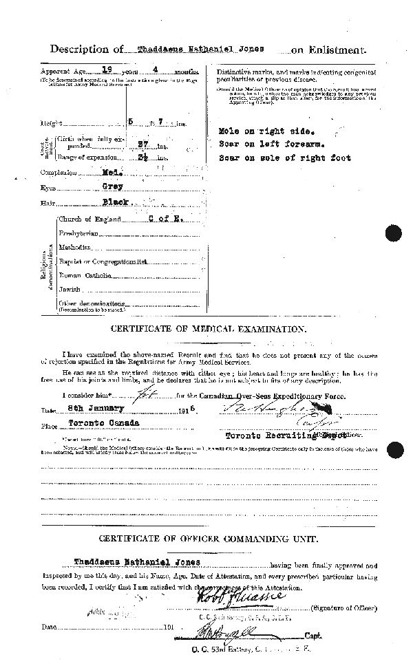 Attestation Paper (back)