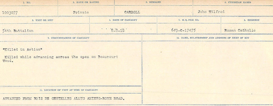 Circumstances of Death Registers