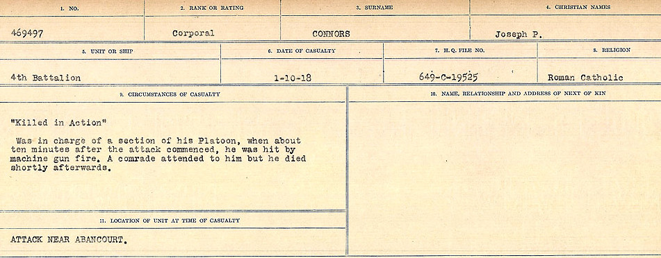 Circumstances of Death Registers